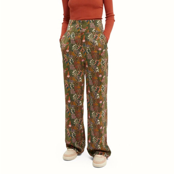 Scotch & Soda Pants - NWT Scotch & Soda botanical inspired print pants - size Small